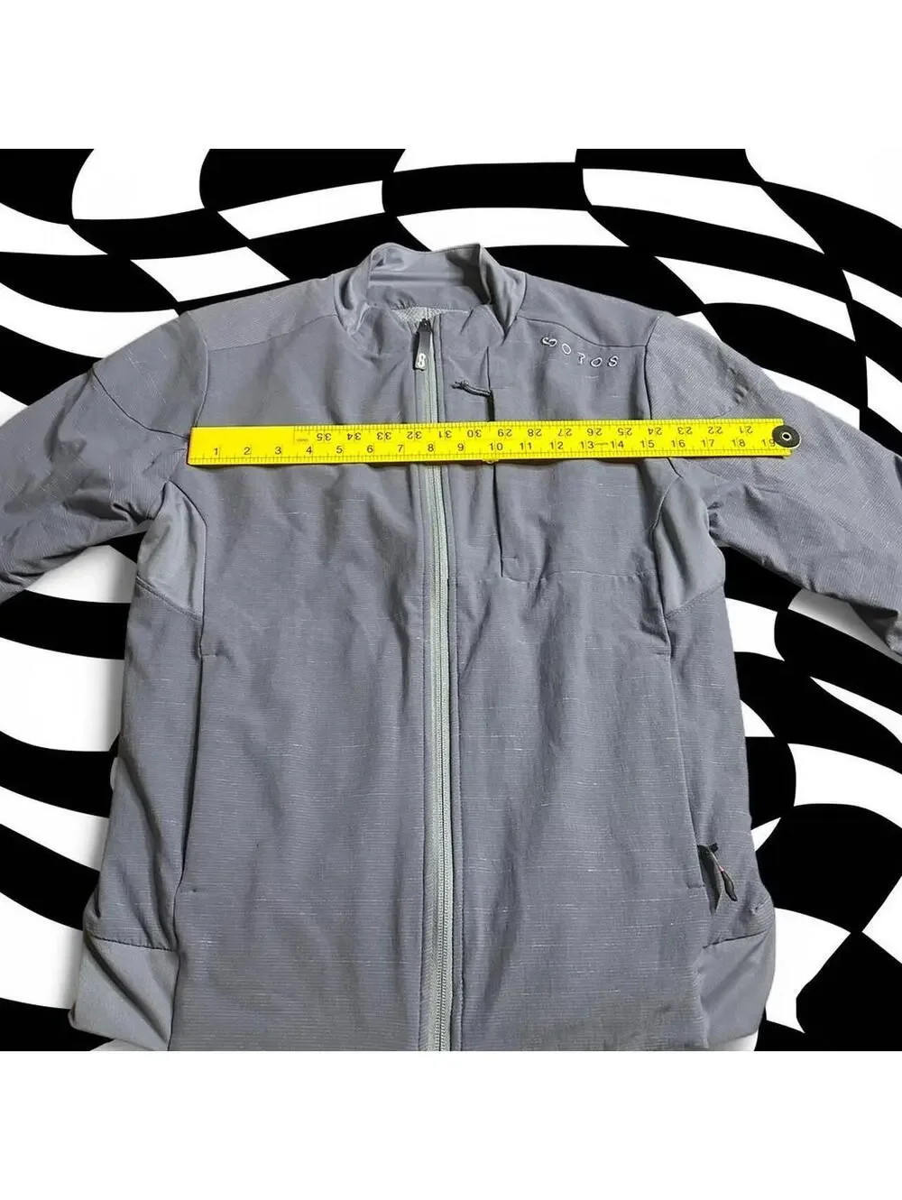 Oros Men's Jacket Gray Lightweight Windbreaker